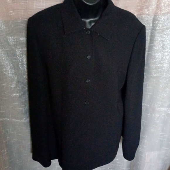 Power Suit Coat August Max Size 3 (L), Black with polka dot lining - Picture 1 of 7